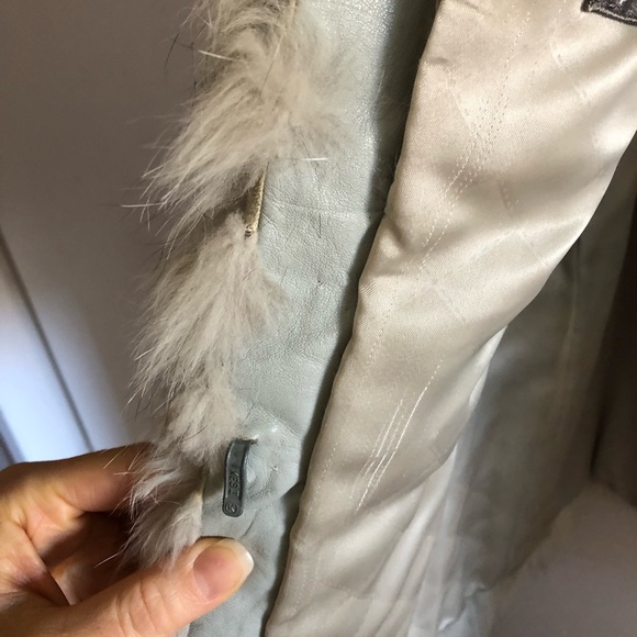 Vintage Blue Fur Fox Coat - Picture 6 of 6